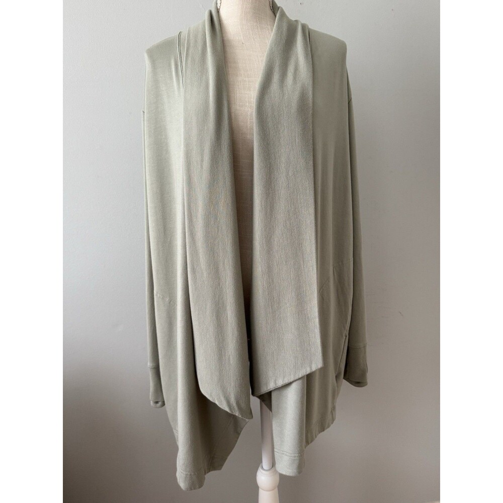 Athleta Pranayama Restore Rib Wrap in Sage Green Women’s‎ Size XL Pockets Lounge